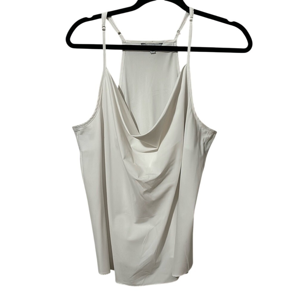 Naked Zebra‎ Cowl Neck Sleeveless Tank Top Blouse